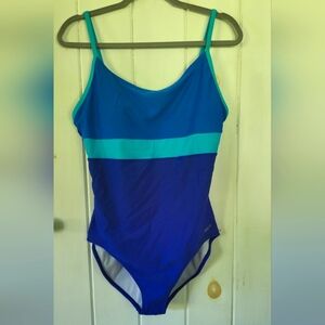 Speedo Colorblock Soft Cup One Piece Swimsuit